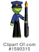 Green Design Mascot Clipart #1590315 by Leo Blanchette