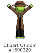 Green Design Mascot Clipart #1590329 by Leo Blanchette