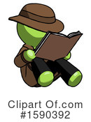 Green Design Mascot Clipart #1590392 by Leo Blanchette