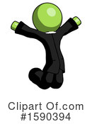 Green Design Mascot Clipart #1590394 by Leo Blanchette