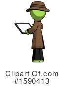 Green Design Mascot Clipart #1590413 by Leo Blanchette