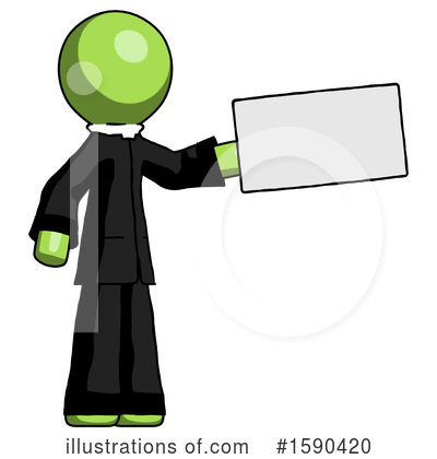 Royalty-Free (RF) Green Design Mascot Clipart Illustration by Leo Blanchette - Stock Sample #1590420