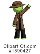 Green Design Mascot Clipart #1590427 by Leo Blanchette