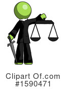 Green Design Mascot Clipart #1590471 by Leo Blanchette