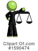Green Design Mascot Clipart #1590474 by Leo Blanchette