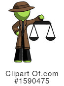 Green Design Mascot Clipart #1590475 by Leo Blanchette