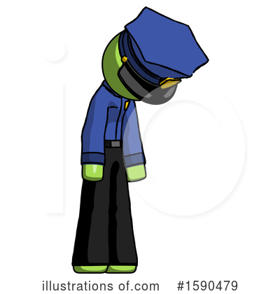 Royalty-Free (RF) Green Design Mascot Clipart Illustration by Leo Blanchette - Stock Sample #1590479