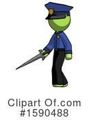 Green Design Mascot Clipart #1590488 by Leo Blanchette