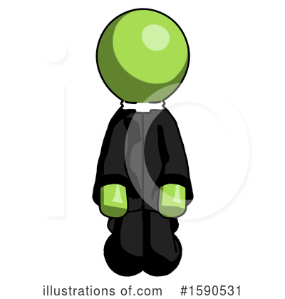 Royalty-Free (RF) Green Design Mascot Clipart Illustration by Leo Blanchette - Stock Sample #1590531