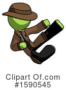 Green Design Mascot Clipart #1590545 by Leo Blanchette