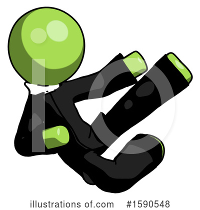 Royalty-Free (RF) Green Design Mascot Clipart Illustration by Leo Blanchette - Stock Sample #1590548