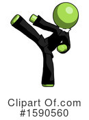 Green Design Mascot Clipart #1590560 by Leo Blanchette