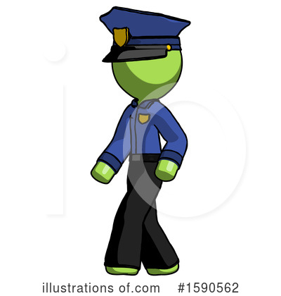 Royalty-Free (RF) Green Design Mascot Clipart Illustration by Leo Blanchette - Stock Sample #1590562