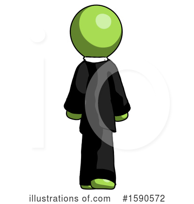 Royalty-Free (RF) Green Design Mascot Clipart Illustration by Leo Blanchette - Stock Sample #1590572