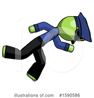 Royalty-Free (RF) Green Design Mascot Clipart Illustration by Leo Blanchette - Stock Sample #1590586