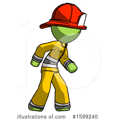 Royalty-Free (RF) Green Design Mascot Clipart Illustration by Leo Blanchette - Stock Sample #1599240