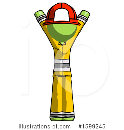 Royalty-Free (RF) Green Design Mascot Clipart Illustration by Leo Blanchette - Stock Sample #1599245
