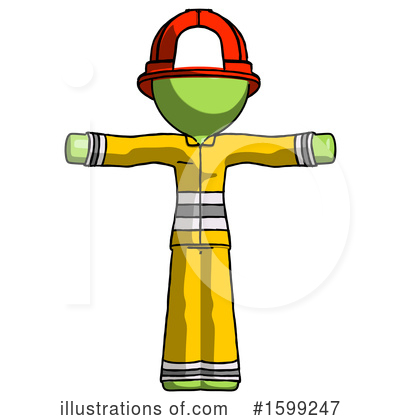 Royalty-Free (RF) Green Design Mascot Clipart Illustration by Leo Blanchette - Stock Sample #1599247