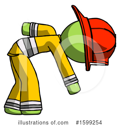 Royalty-Free (RF) Green Design Mascot Clipart Illustration by Leo Blanchette - Stock Sample #1599254