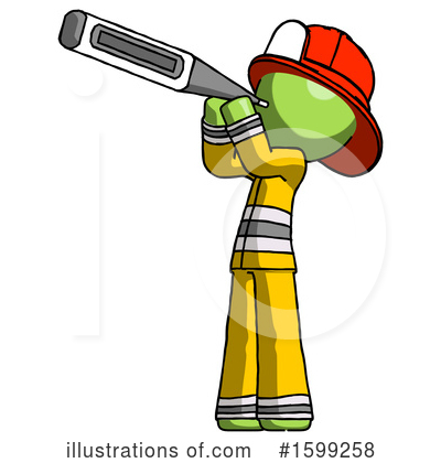 Royalty-Free (RF) Green Design Mascot Clipart Illustration by Leo Blanchette - Stock Sample #1599258