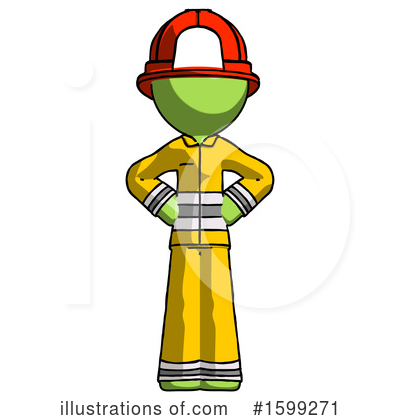 Royalty-Free (RF) Green Design Mascot Clipart Illustration by Leo Blanchette - Stock Sample #1599271