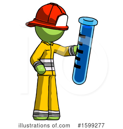 Royalty-Free (RF) Green Design Mascot Clipart Illustration by Leo Blanchette - Stock Sample #1599277