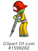 Green Design Mascot Clipart #1599282 by Leo Blanchette