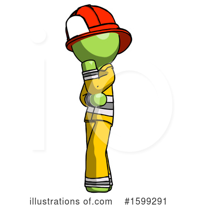 Royalty-Free (RF) Green Design Mascot Clipart Illustration by Leo Blanchette - Stock Sample #1599291