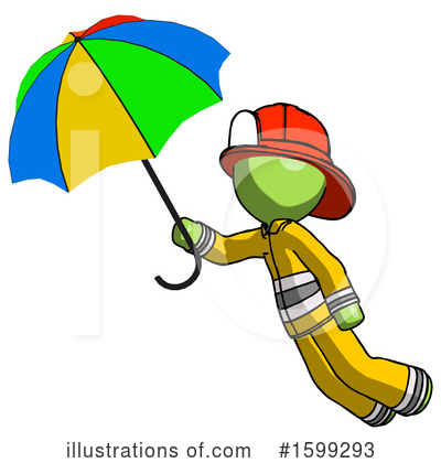 Royalty-Free (RF) Green Design Mascot Clipart Illustration by Leo Blanchette - Stock Sample #1599293