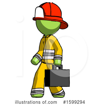 Royalty-Free (RF) Green Design Mascot Clipart Illustration by Leo Blanchette - Stock Sample #1599294