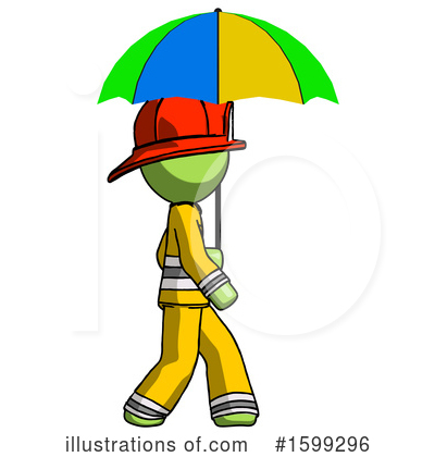 Royalty-Free (RF) Green Design Mascot Clipart Illustration by Leo Blanchette - Stock Sample #1599296