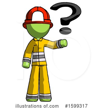Royalty-Free (RF) Green Design Mascot Clipart Illustration by Leo Blanchette - Stock Sample #1599317