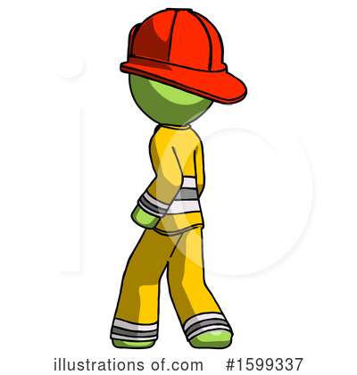 Royalty-Free (RF) Green Design Mascot Clipart Illustration by Leo Blanchette - Stock Sample #1599337