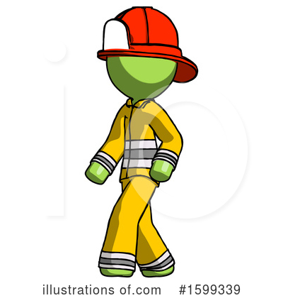 Royalty-Free (RF) Green Design Mascot Clipart Illustration by Leo Blanchette - Stock Sample #1599339