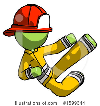 Royalty-Free (RF) Green Design Mascot Clipart Illustration by Leo Blanchette - Stock Sample #1599344