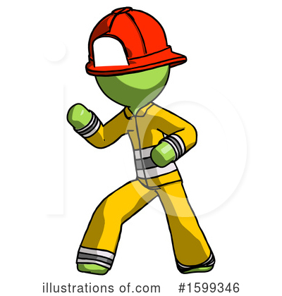 Royalty-Free (RF) Green Design Mascot Clipart Illustration by Leo Blanchette - Stock Sample #1599346