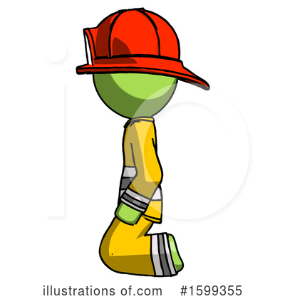 Royalty-Free (RF) Green Design Mascot Clipart Illustration by Leo Blanchette - Stock Sample #1599355