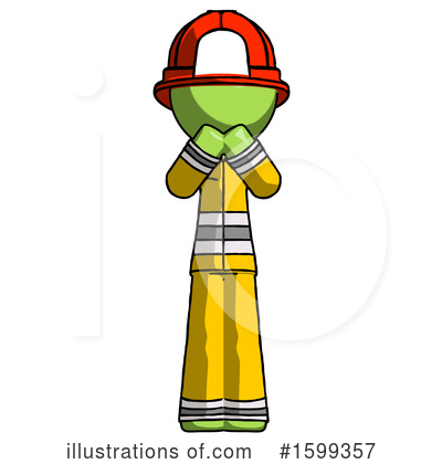 Royalty-Free (RF) Green Design Mascot Clipart Illustration by Leo Blanchette - Stock Sample #1599357