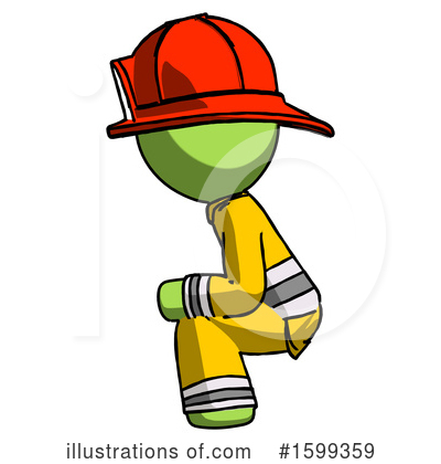 Royalty-Free (RF) Green Design Mascot Clipart Illustration by Leo Blanchette - Stock Sample #1599359