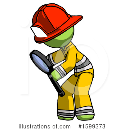 Royalty-Free (RF) Green Design Mascot Clipart Illustration by Leo Blanchette - Stock Sample #1599373