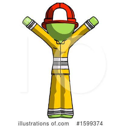 Royalty-Free (RF) Green Design Mascot Clipart Illustration by Leo Blanchette - Stock Sample #1599374