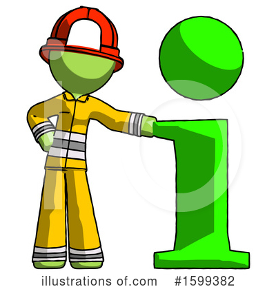 Royalty-Free (RF) Green Design Mascot Clipart Illustration by Leo Blanchette - Stock Sample #1599382