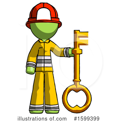 Royalty-Free (RF) Green Design Mascot Clipart Illustration by Leo Blanchette - Stock Sample #1599399
