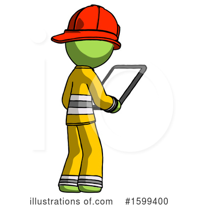 Royalty-Free (RF) Green Design Mascot Clipart Illustration by Leo Blanchette - Stock Sample #1599400