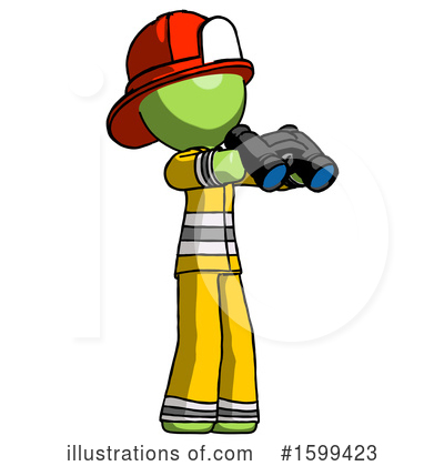 Royalty-Free (RF) Green Design Mascot Clipart Illustration by Leo Blanchette - Stock Sample #1599423