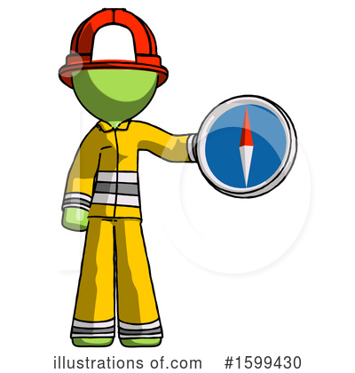 Royalty-Free (RF) Green Design Mascot Clipart Illustration by Leo Blanchette - Stock Sample #1599430