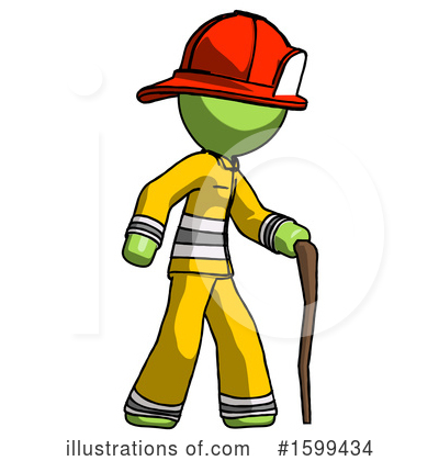 Royalty-Free (RF) Green Design Mascot Clipart Illustration by Leo Blanchette - Stock Sample #1599434
