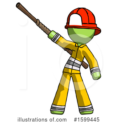Royalty-Free (RF) Green Design Mascot Clipart Illustration by Leo Blanchette - Stock Sample #1599445