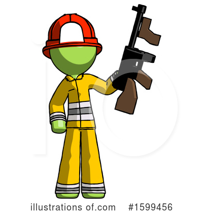 Royalty-Free (RF) Green Design Mascot Clipart Illustration by Leo Blanchette - Stock Sample #1599456