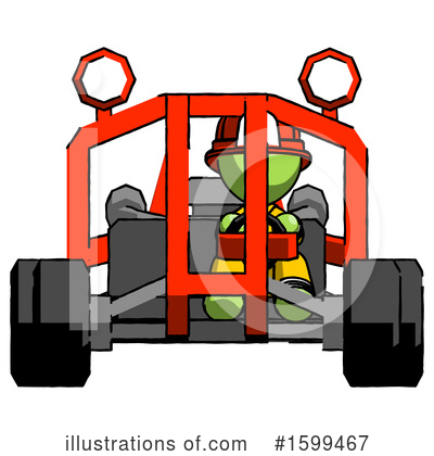 Royalty-Free (RF) Green Design Mascot Clipart Illustration by Leo Blanchette - Stock Sample #1599467